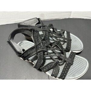 Baretraps Women's Samina Gladiator Strappy Sandal in Black Size 10